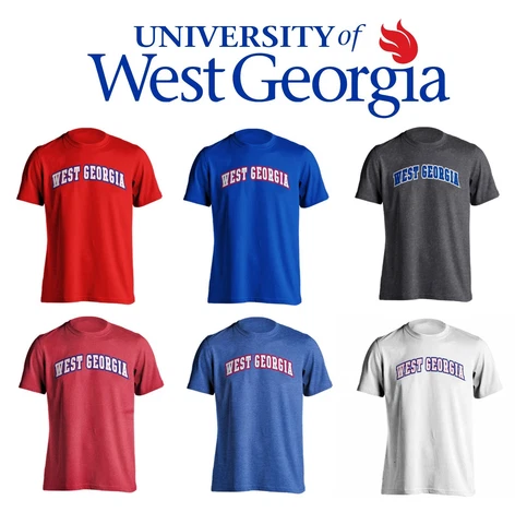 University of West Georgia Wolves UWG Classic Arch Logo Short Sleeve T-Shirt Cover