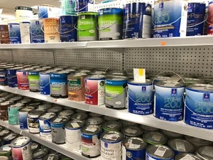 New Brand Name Interior Paint tinted to Various Colors in 1 Gallons Top Quality - Picture 1 of 2