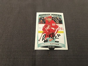 RYAN KUFFNER 2019-2020 O-PEE-CHEE AUTOGRAPH CARD DETROIT RED WINGS - Picture 1 of 1