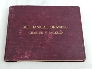 Mechanical Drawing 1904 3rd Edition Charles Jackson Antique Architecture Plates - Picture 1 of 22