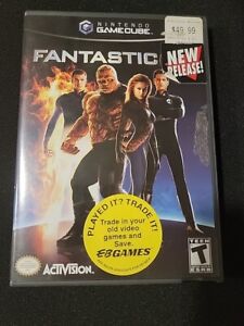 Fantastic 4 (Nintendo GameCube, 2005) Complete CIB W/ Purchase Receipt