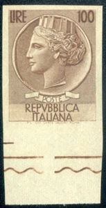 1955 Italien Republik Syrakus 100 Lire Proof in Calcographie spl - Bild 1 von 2
