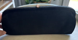 Clutch Purse/Bag Women’s Black VINTAGE Satin MM Peau De Faille Morris Moskowitz - Picture 1 of 16