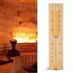 Sauna Hourglass Sand Timer Countdown Clock 15 Minutes Timing Hourglass - Picture 1 of 9