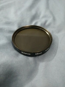 58mm Sunpak C-P.L polarizing filter nice - Picture 1 of 2