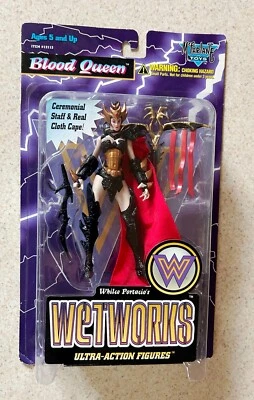 WETWORKS BLOOD QUEEN Action Figure (McFarlane Toys 1996) -- On Card  - Image 1 of 2