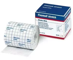 Fixomull Stretch 10cm X 10m Hypoallergenic Good Initial and Permanent Adhesion - Bild 1 von 2