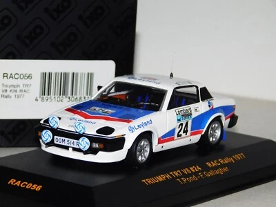 TRIUMPH TR7 V8 #24 POND / GALLAGHER RAC RALLY 1977 IXO RAC056 1/43 - Immagine 1 di 4