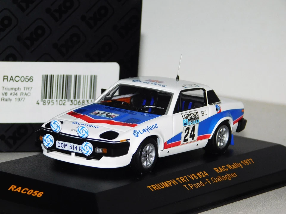 TRIUMPH TR7 V8 #24 POND / GALLAGHER RAC RALLY 1977 IXO RAC056 1/43 - Image 1 of 4