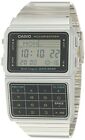 CASIO DATA BANK DBC-611-1 Quartz Silver Black Parallel import Watch LED KQ