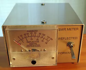 SWR METER 120 KHz to 500KHz CALIBRATED FOR 160 WATTS/40W 1:3 VSWR 2200-630 BAND - Picture 1 of 3