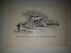 Camp of Duryee's Zouaves Fort Monroe 1888 Civil War Print Sketch