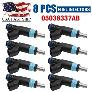8 PCS Fuel Injectors 05038337AB For Dodge Charger Jeep Grand Cherokee 2012-2021 - Picture 1 of 15