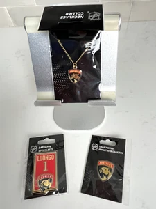 NHL Panthers Pin Set and Necklace JF Sports - Picture 1 of 10