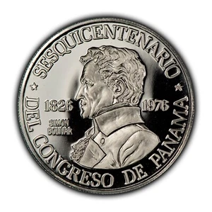 1976 Panama 150 Balboas Platinum Coin Proof - APtW 0.2987 - SKU-G2694 - Picture 1 of 8