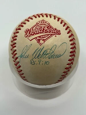 John Wetteland Yankees Signed Autograph 1996 World Series Baseball PSA DNA *70 - Image 1 of 3