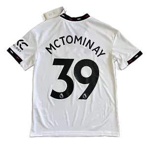 McTominay Manchester United Away Jersey 22-23 L Boys Adidas Soccer Shirt - Picture 1 of 10