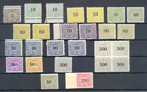 SCHWEIZ-SCHWEIZ - 26 x EISENBAHNMARKE ** POSTFRISCH MEISTSEHR GUTER ZUSTAND - @10 - Bild 1 von 1