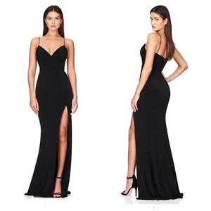 NOOKIE VENUS GOWN IN BLACK SIZE LARGE  - Picture 1 of 9