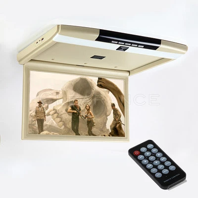 Flip Down  Overhead Roof Mount Monitor 15.6" TFT Screen Shale color Foto 1 de 4