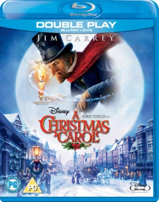 A Christmas Carol Blu-ray (2010) Robert Zemeckis cert PG 2 discs Amazing Value - Image 1 of 2