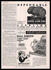 1946 American Marsh Fire & Fog Pumps Battle Creek Michigan Bear Cartoon Print Ad