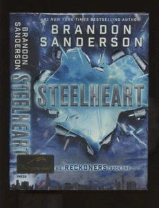 Sanderson, Brandon: Steelheart ** Signed ** HB/DJ 1st/1st - Picture 1 of 6
