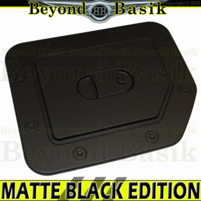 Cubierta de puerta de gas ABS para Nissan Titan 2004-2015 negro mate Foto 1 de 2