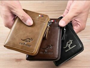 Waterproof Men's RFID Blocking PU Leather Wallet Credit Card ID Holder Purse AU