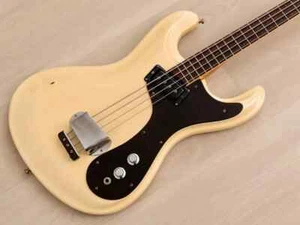 Mosrite Ventues 64 Vintage Reissue Pearl White Electric Bass Guitar 4 Strings - Picture 1 of 12