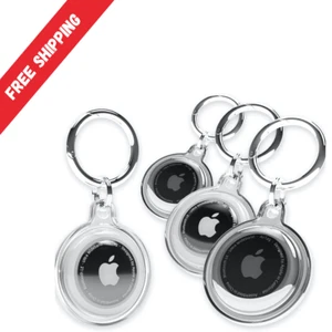 4 Pack Airtag Keychain Waterproof, Air Tag Holder for Apple Airtag GPS Tracker - Zdjęcie 1 z 8