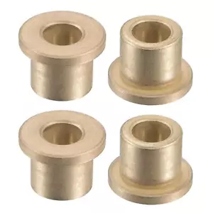 4 Stck. Flanschhülsenlager gesinterte Bronze selbstschmierende Buchse 10x16x16mm - Bild 1 von 5