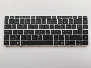 HP Elitebook 840 G3 Laptop Keyboard DK layout 836308-081 backlight - Picture 1 of 2