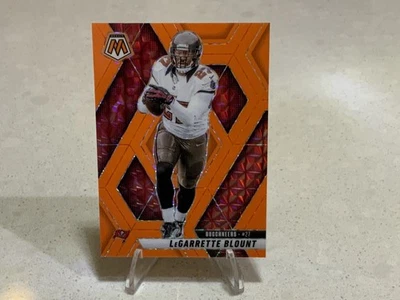 2025 Panini Mosaic LeGarrette Blount ORANGE Fluorescent /25 - Buccaneers - Image 1 of 3
