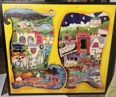 Linnea Pergola I Love LA A Limited Edition Giclee Print On Stretched Canvas #1 - Image 1 of 2