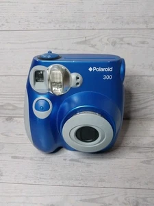 Vintage Polaroid 300 Instant Film Camera Blue Untested With Film - Picture 1 of 7