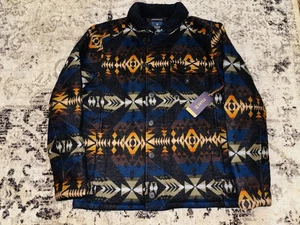 Roark x Pendleton Axeman Jacket Mens Medium Aztec Southwestern Wool Fleece Lined - Picture 1 of 4