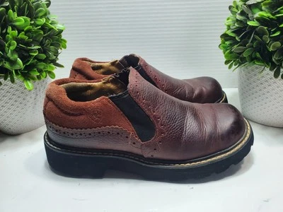 Zapatos Ariat 4LR de cuero marrón sin cordones Oxford 16930 con suela para mujer 7B🟤usados Foto 1 de 4