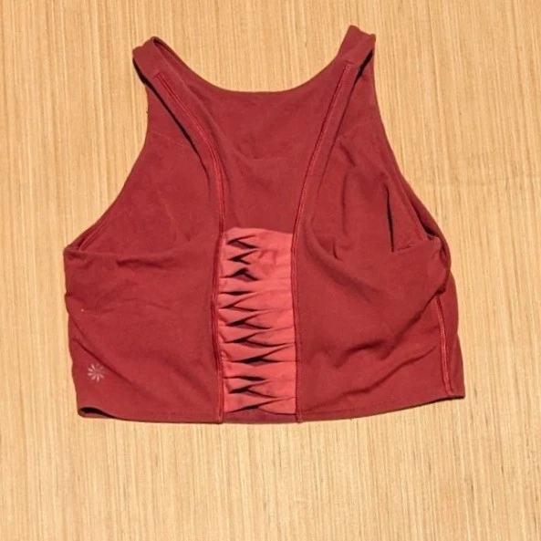 Camiseta corta Athleta Conscious Twist Powervita espalda deportiva gimnasio camiseta sin mangas mujer pequeña Foto 1 de 4
