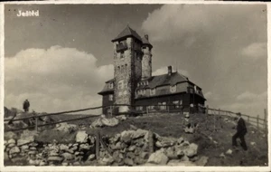 Ak Ještěd Jeschken Region Reichenberg, Gebäude mit Turm,... - 4883369 - Picture 1 of 2