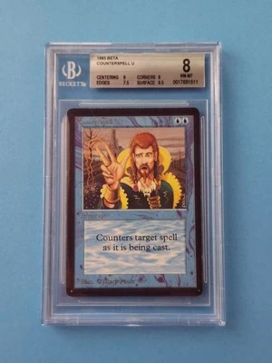 Beta Counterspell MTG, Graded BGS 8 NM - MINT! - Image 1 of 2