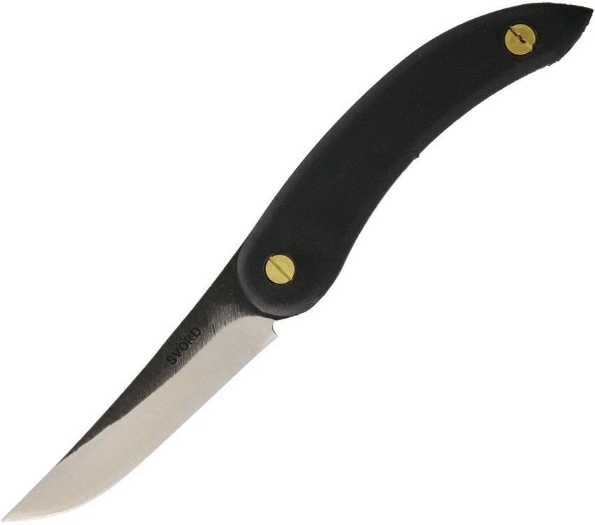 Cuchillo fijo Svord Kiwi Puukko 15N20 hoja de acero negro polipropileno - KPUKP Foto 1 de 1