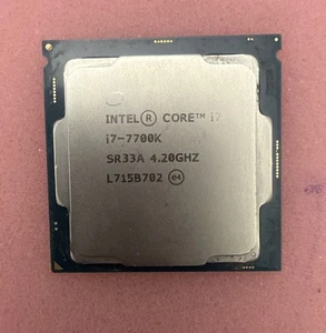 Processeur Intel CPU i7-7700K 4,20 GHz SR33A - Photo 1/1