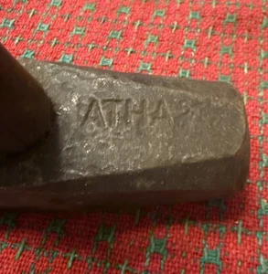 Antigua herramienta de deriva martillo herrero punzón caliente redondo Atha de colección EE. UU. 🇺🇸 - Imagen 1 de 23
