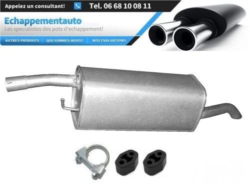 Ford Fusion 1.6 74kW 02–12 Silencieux arrière avec homologation E - Photo 1/1