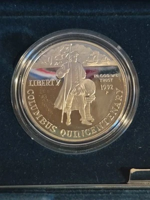 United States Mint Columbus Quincentenary Coin Set - Image 1 of 4