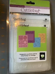 Cricut Cuttlebug 4pk Embossing Folders ~CINDY LOO~ Item #200415 - Picture 1 of 2