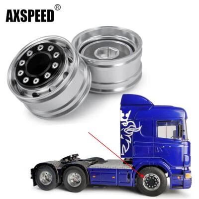 AXSPEED Aluminium LKW Rad Vorne Felge Hex Hub für Tamiya 1:14 Traktor LKW RC Car - Bild 1 von 4