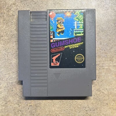 Gumshoe (Nintendo Entertainment System, 1986) 5 tornillos raro Foto 1 de 2