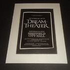 DREAM THEATER sheffield city hall 2014-Mounted original advert